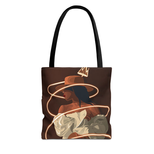 Art Tote-Brown