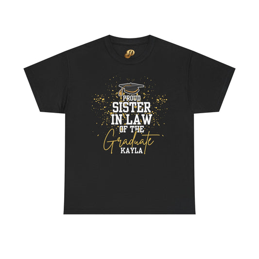 Proud Sister in Law of the Graduate Tee — Personalized Graduation Shirt (Name & Photo, UNCP 2026)