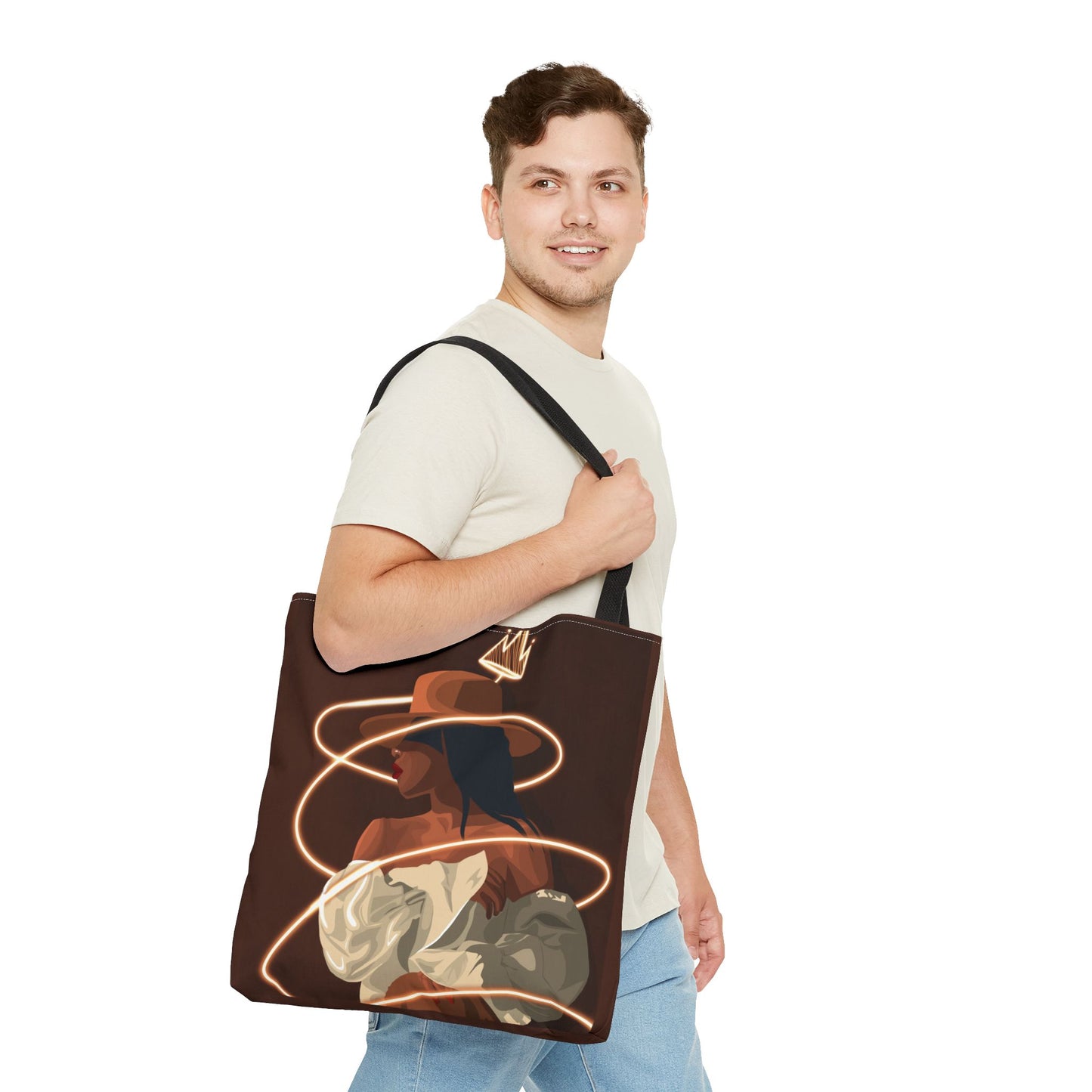 Art Tote-Brown