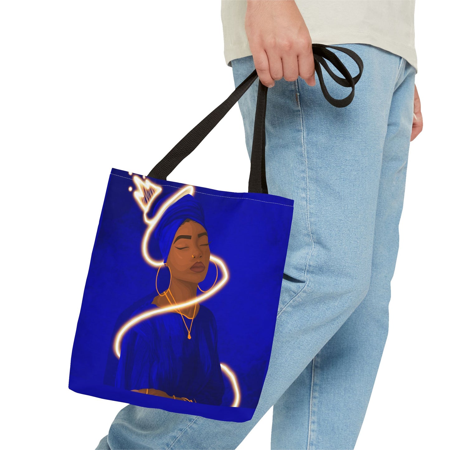 Art tote-Blue