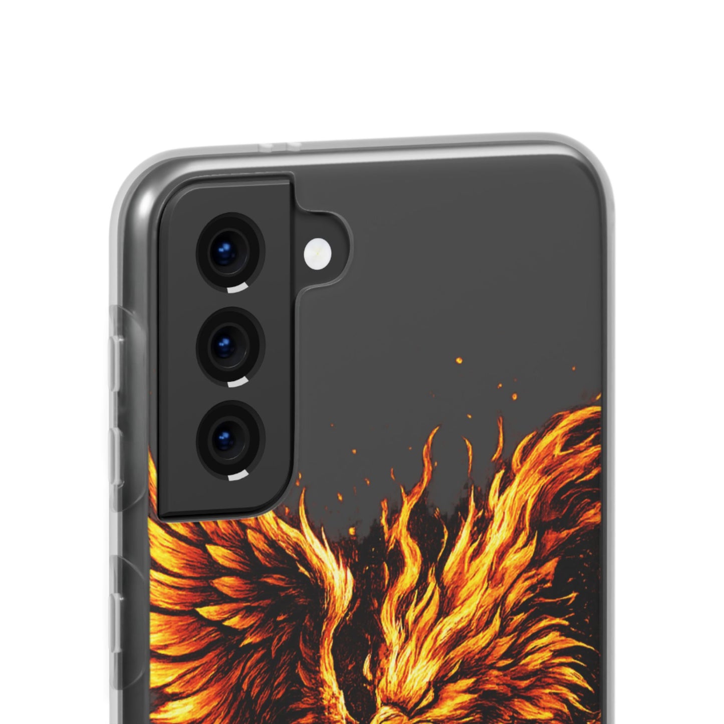 Phone Case - Fiery Phoenix Illustration Slim Flexi Case