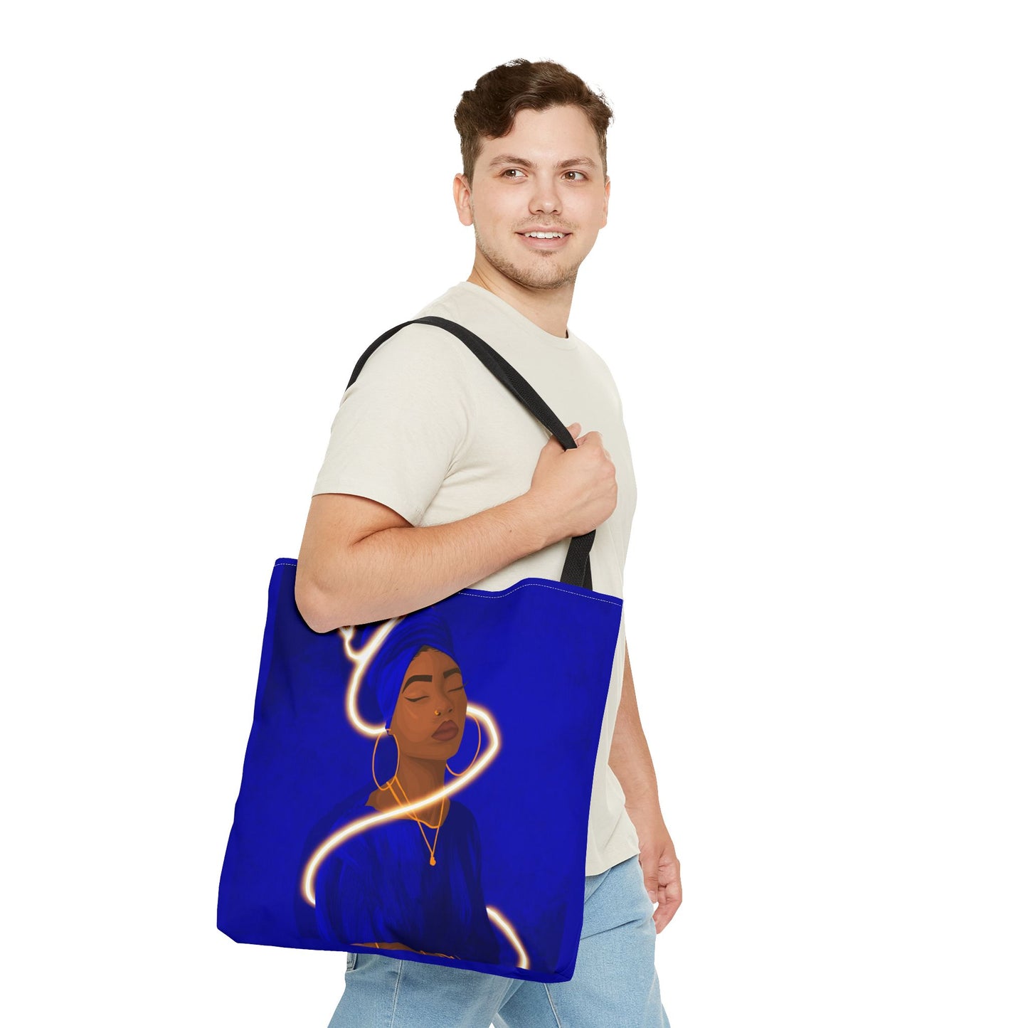 Art tote-Blue