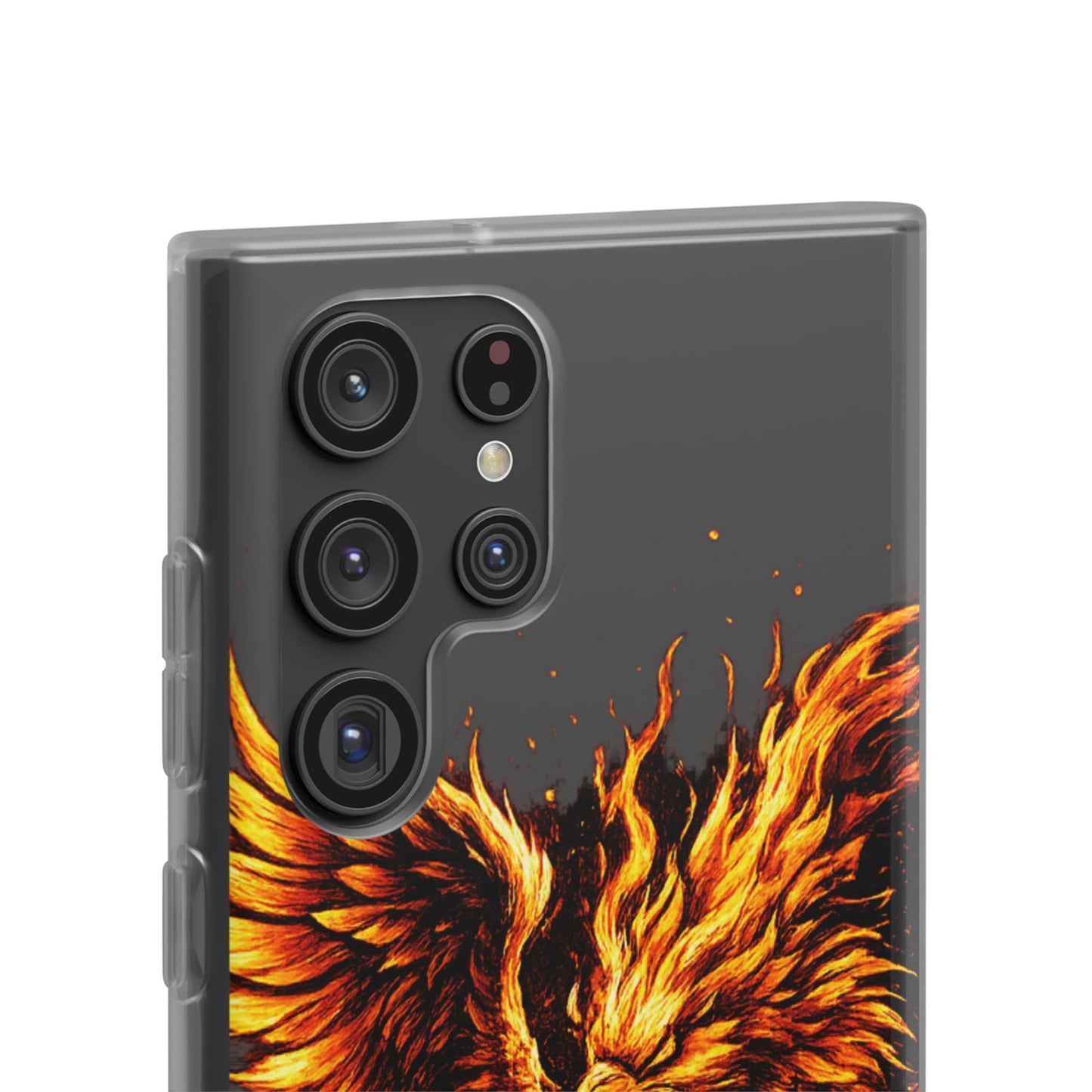 Phone Case - Fiery Phoenix Illustration Slim Flexi Case
