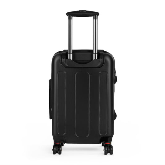 Floral Tropics Carry-On Suitcase — Vibrant Poinsettia & Leaf Travel Luggage