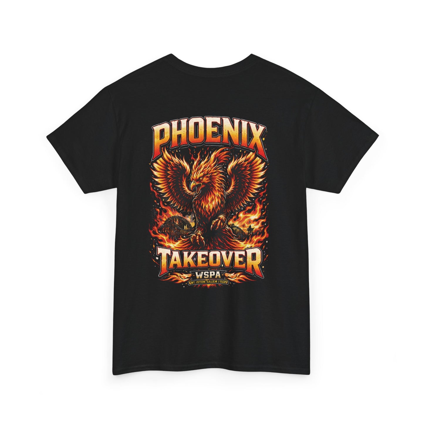 Phoenix Takeover Tee — Fiery Phoenix Fundraiser