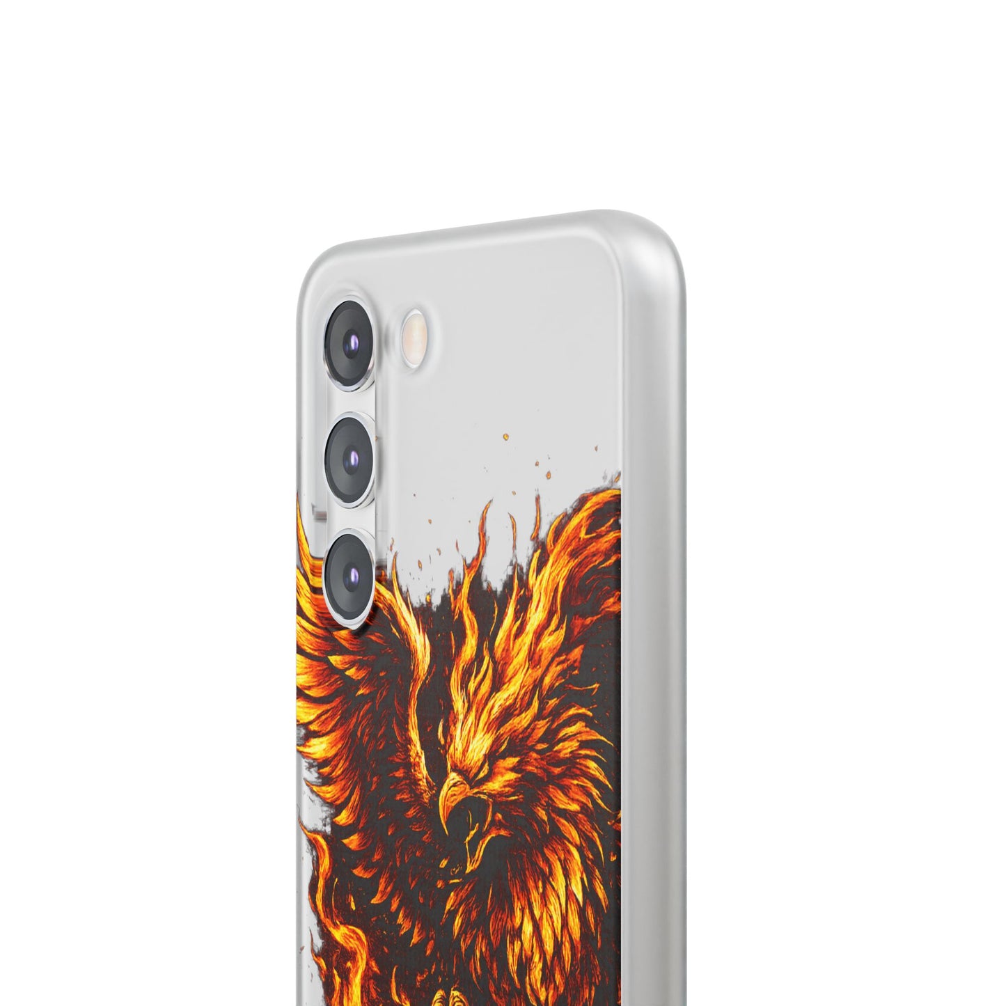 Phone Case - Fiery Phoenix Illustration Slim Flexi Case