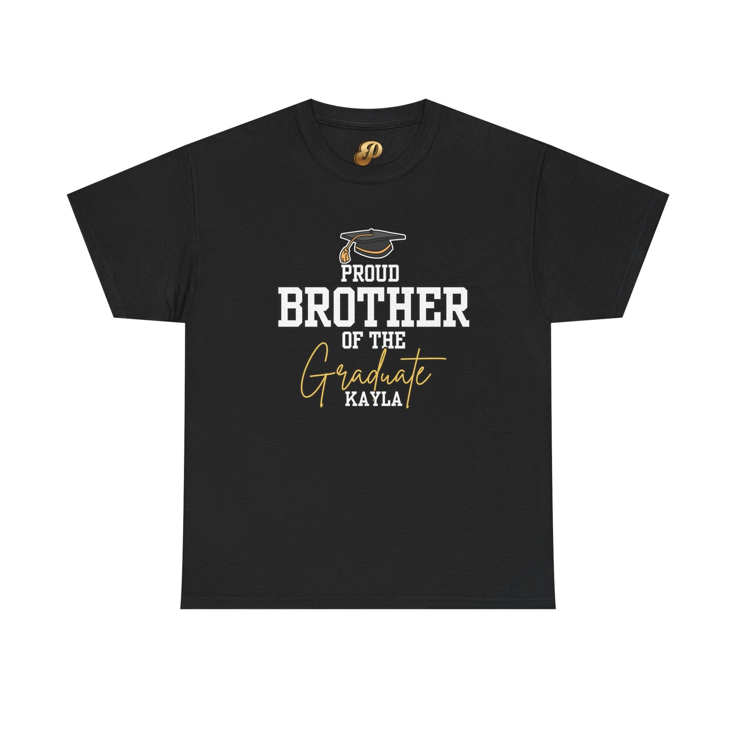 Proud Brother of the Graduate Tee — Personalized Graduation Shirt (Name & Photo, UNCP 2026)
