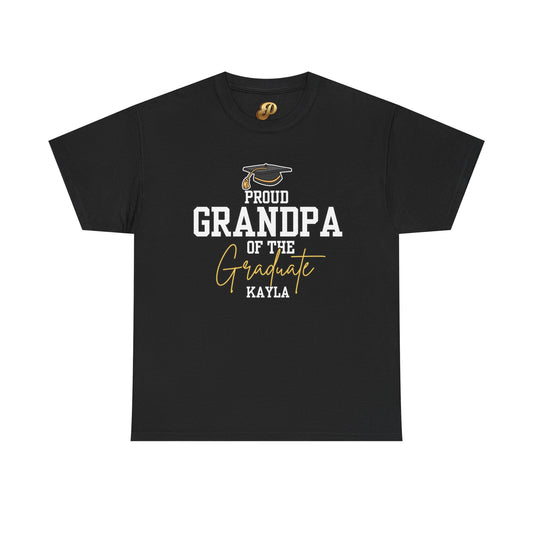 Proud Grandpa of the Graduate Tee — Personalized Graduation Shirt (Name & Photo, UNCP 2026)