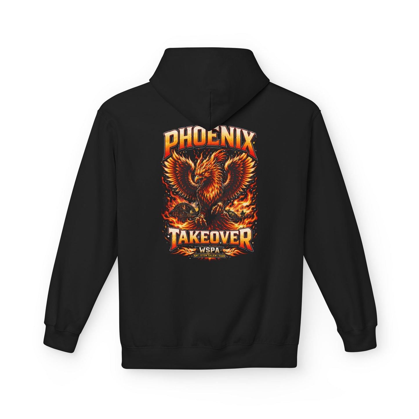 Phoenix Takeover Hoodie — Fiery Phoenix Graphic Sweatshirt Fundraiser