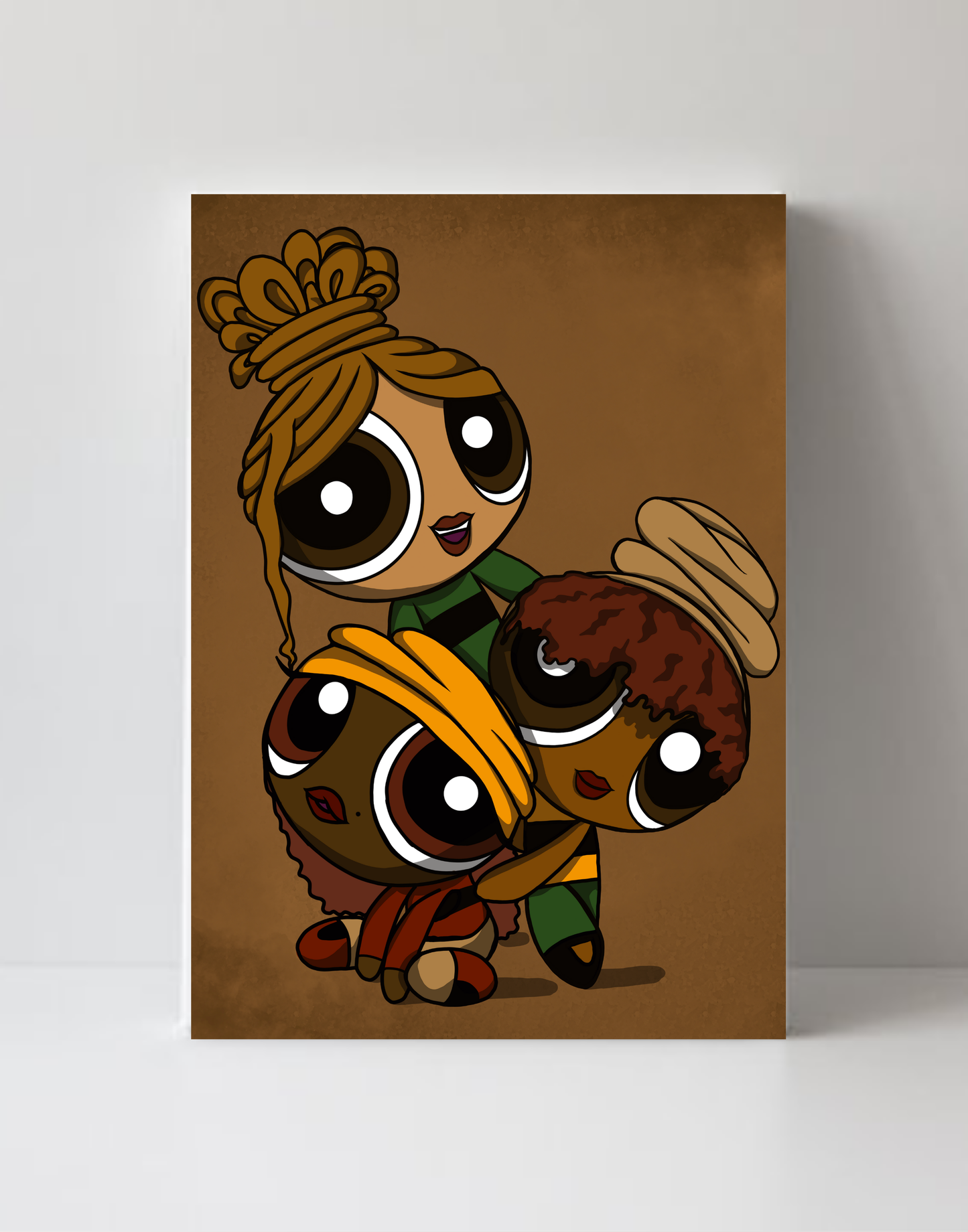 Girlfriends Puff-Power Puff series