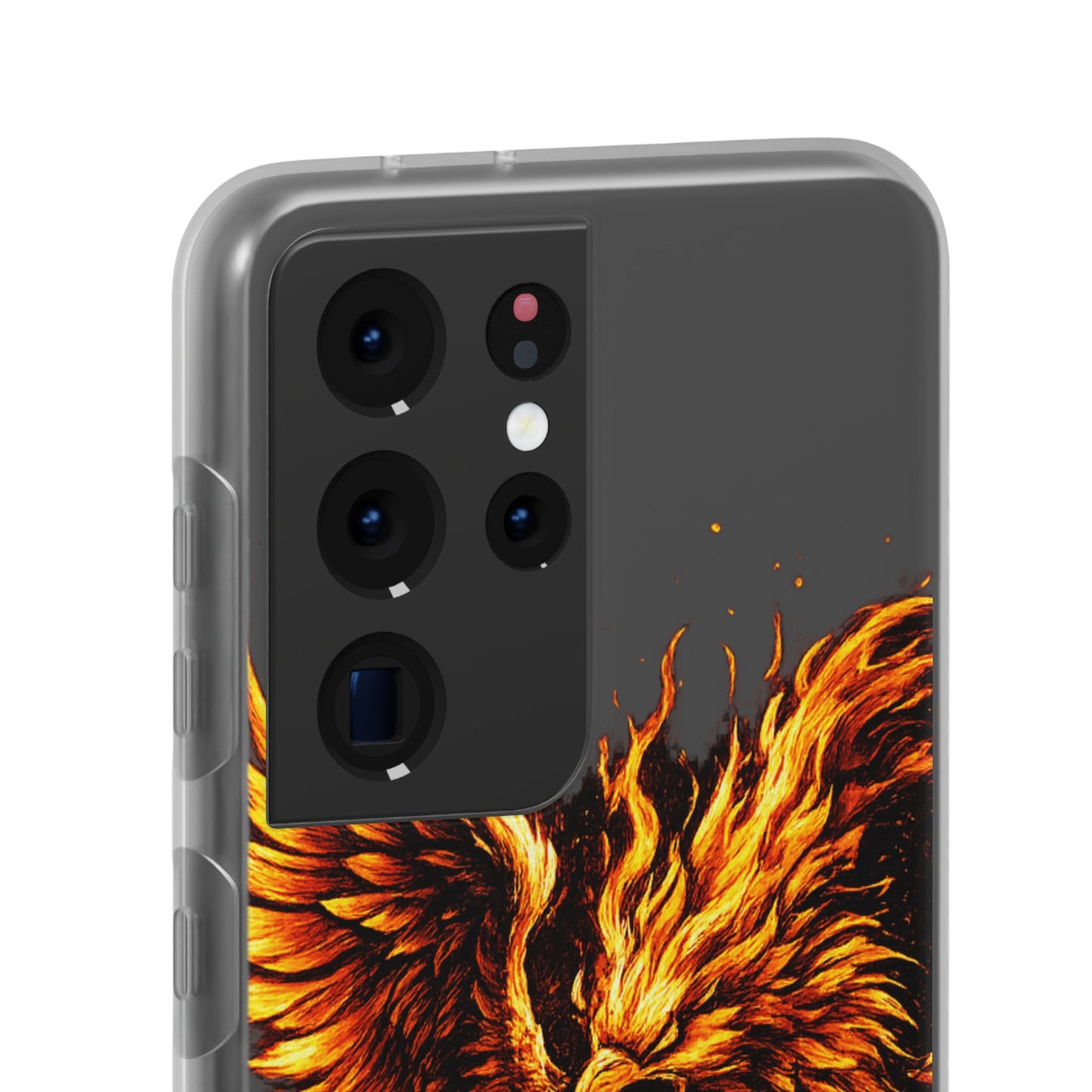 Phone Case - Fiery Phoenix Illustration Slim Flexi Case