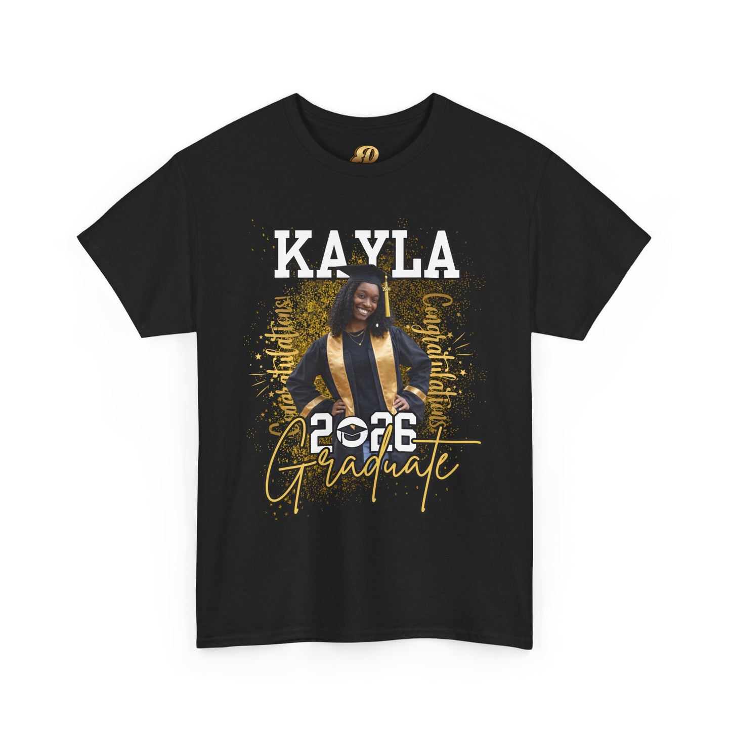 The Graduate Tee — Personalized Graduation Shirt (Name & Photo, UNCP 2026)