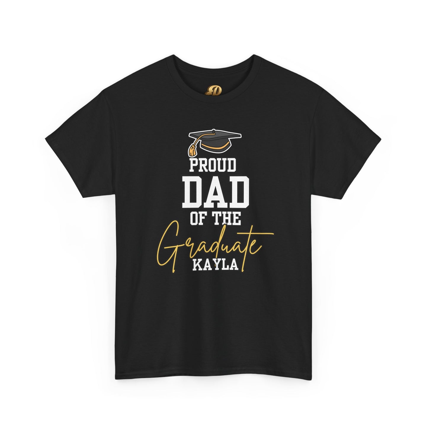 Proud Dad of the Graduate Tee — Personalized Graduation Shirt (Name & Photo, UNCP 2026)