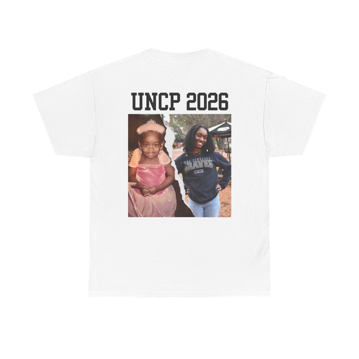 Proud Mom of the Graduate Tee — Personalized Graduation Shirt (Name & Photo, UNCP 2026)