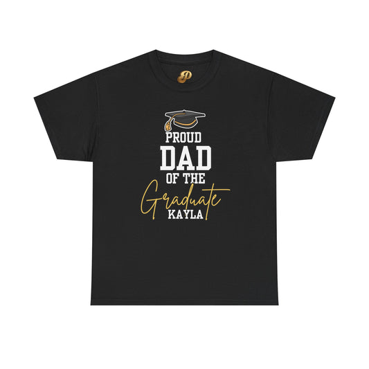 Proud Dad of the Graduate Tee — Personalized Graduation Shirt (Name & Photo, UNCP 2026)