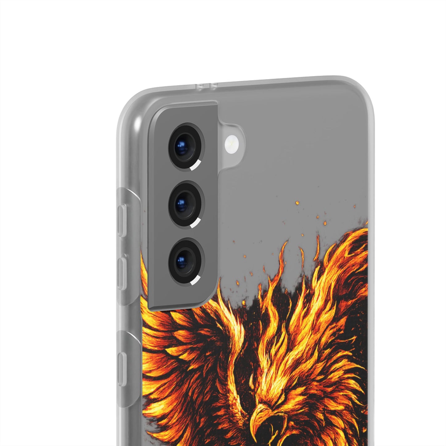 Phone Case - Fiery Phoenix Illustration Slim Flexi Case