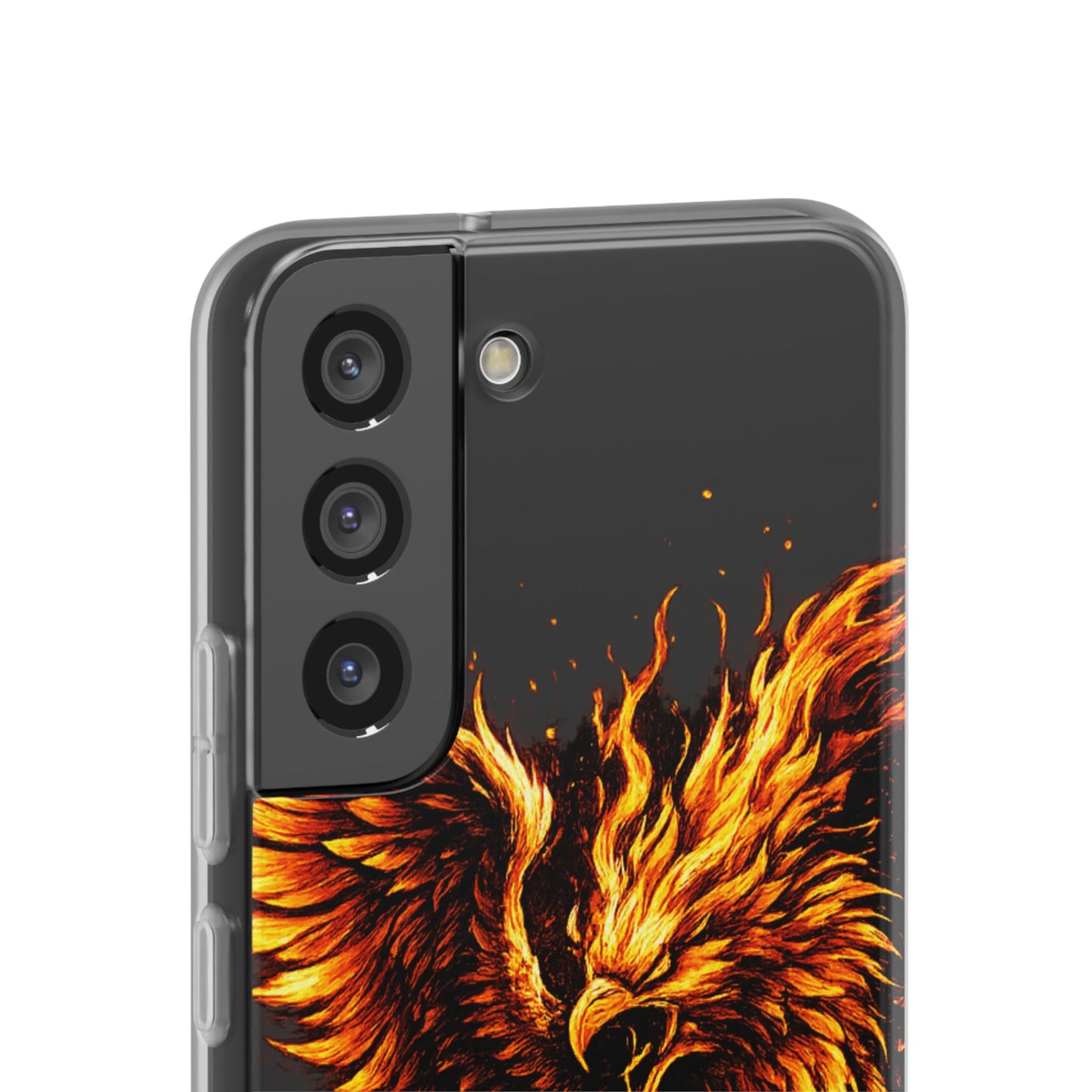 Phone Case - Fiery Phoenix Illustration Slim Flexi Case