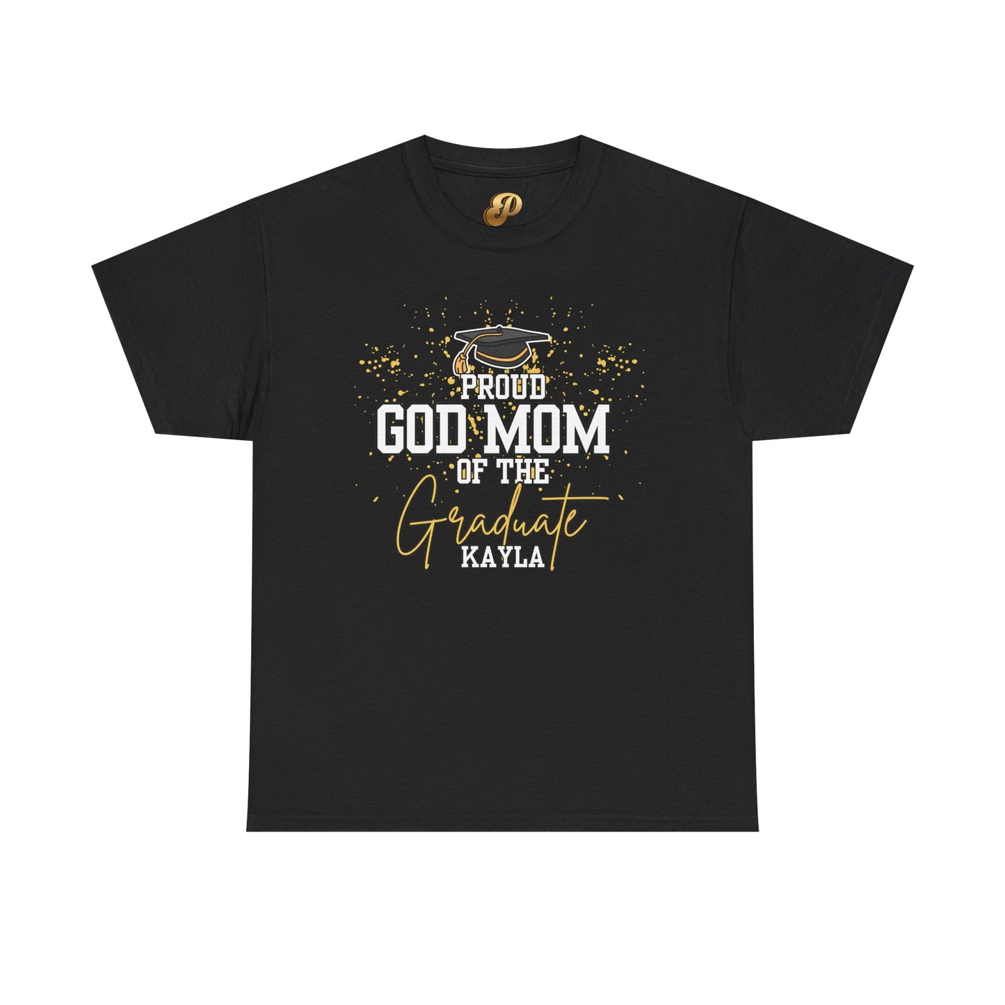 Proud God Mom of the Graduate Tee — Personalized Graduation Shirt (Name & Photo, UNCP 2026)