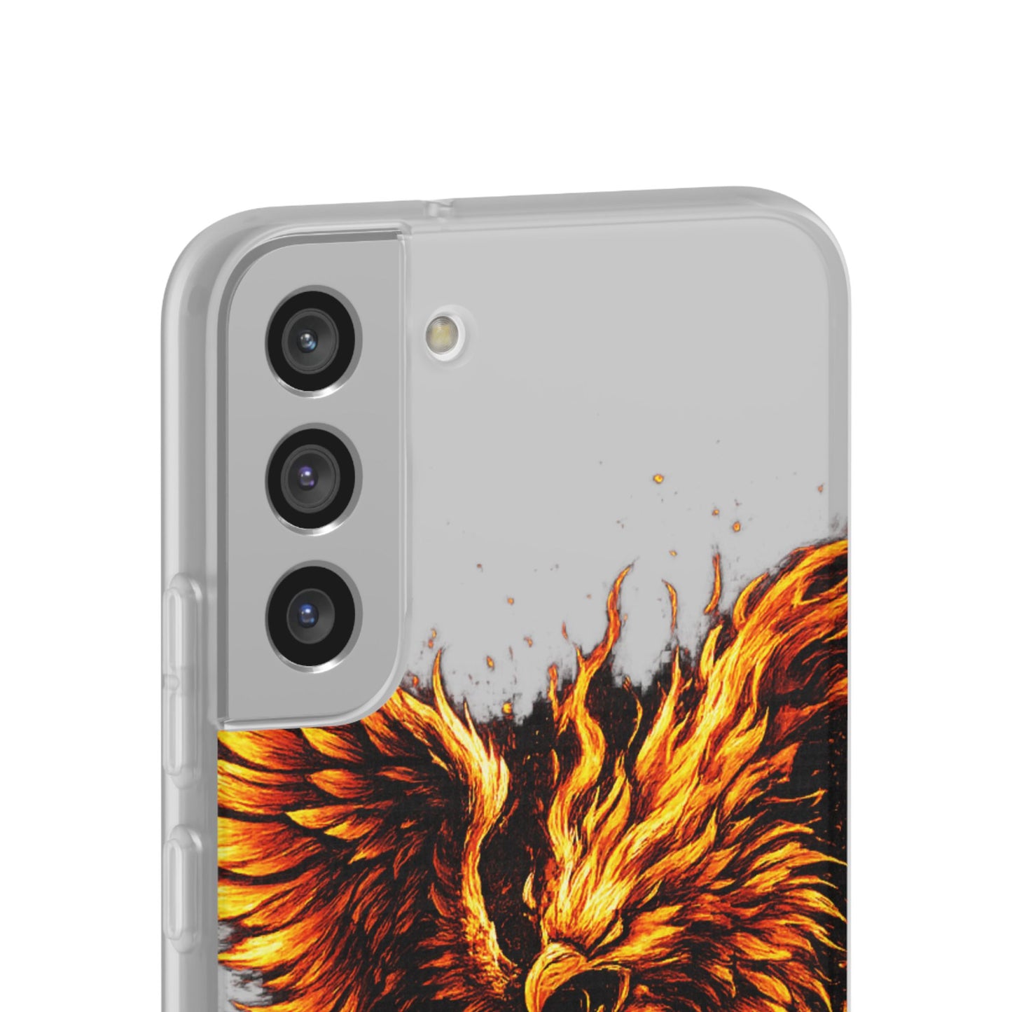 Phone Case - Fiery Phoenix Illustration Slim Flexi Case