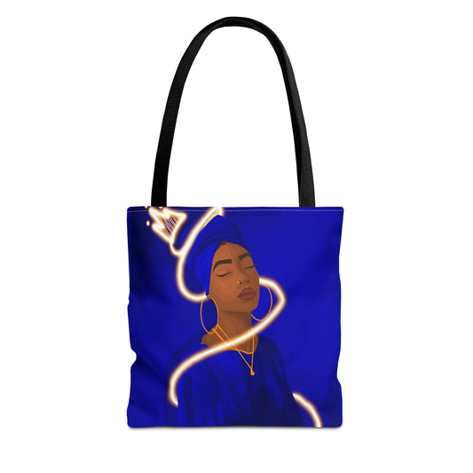 Art tote-Blue