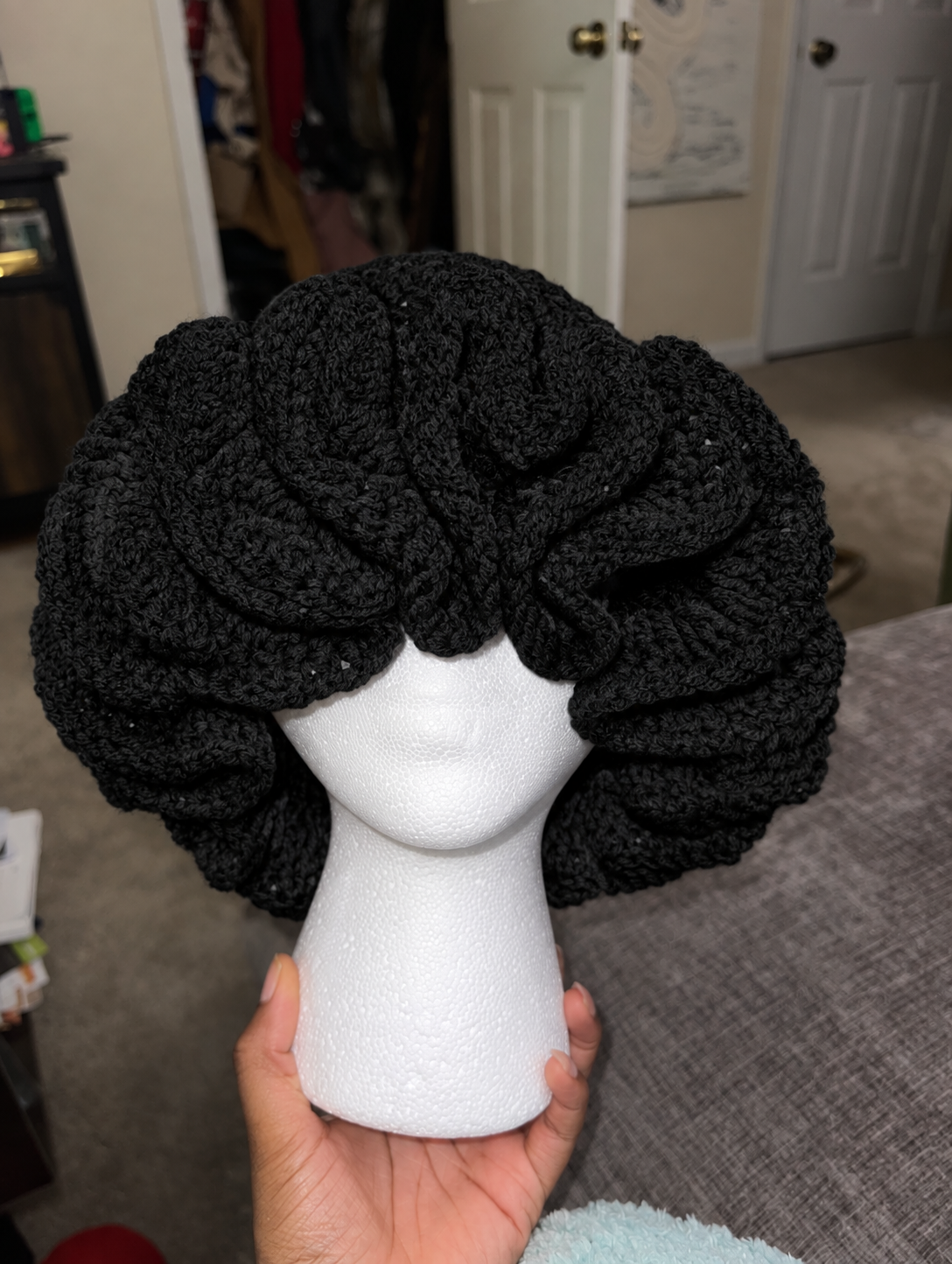 Handmade Ruffle Crochet Hat