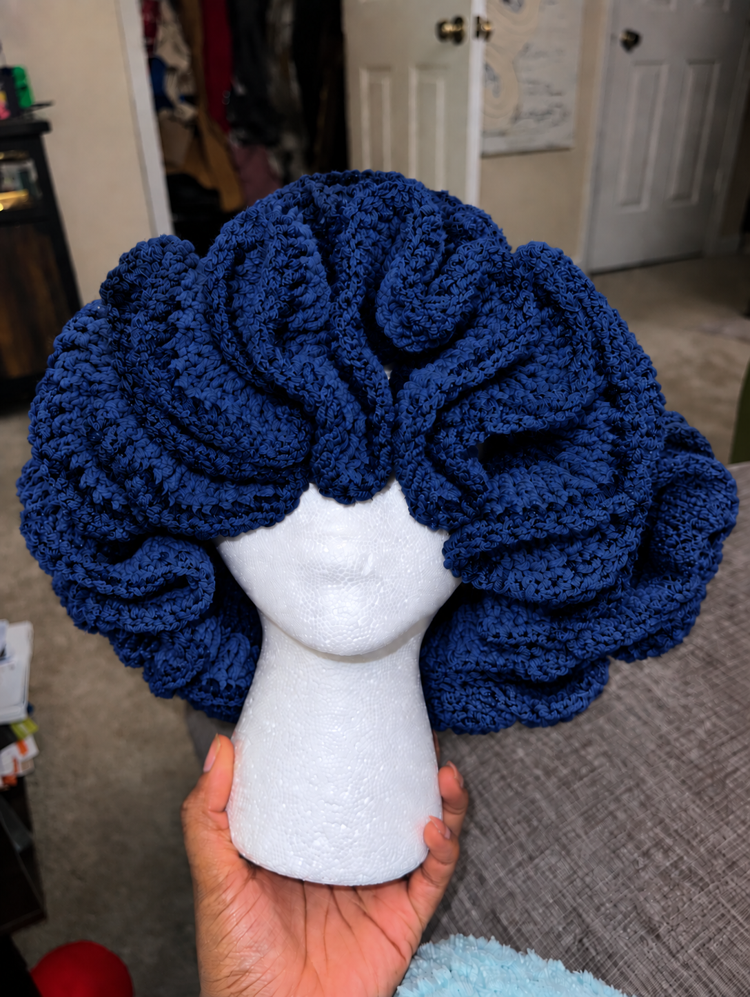 Handmade Ruffle Crochet Hat