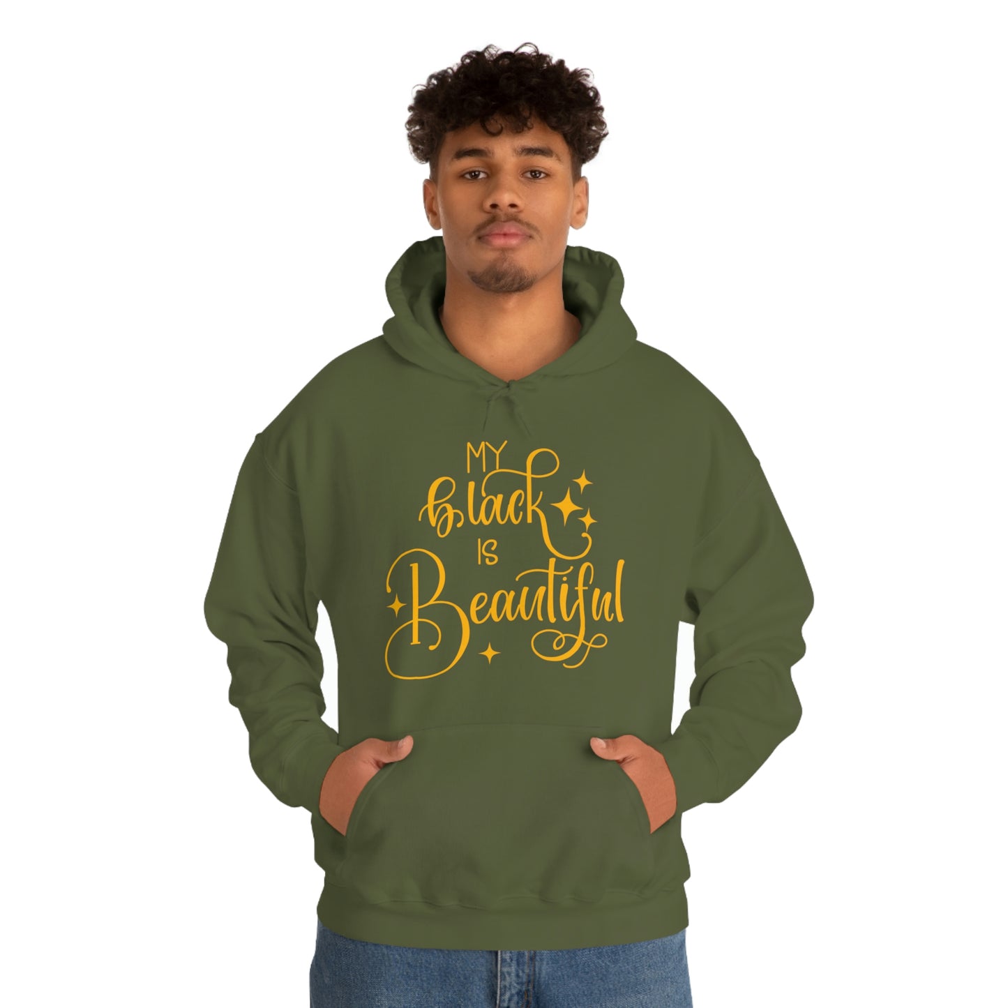 Black is Beautiful Hooded Sweatshirt