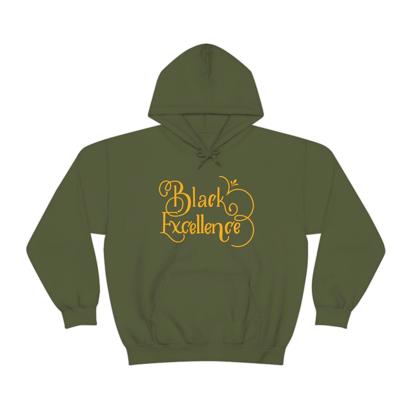 Black Excellence Hooded Sweatshirt